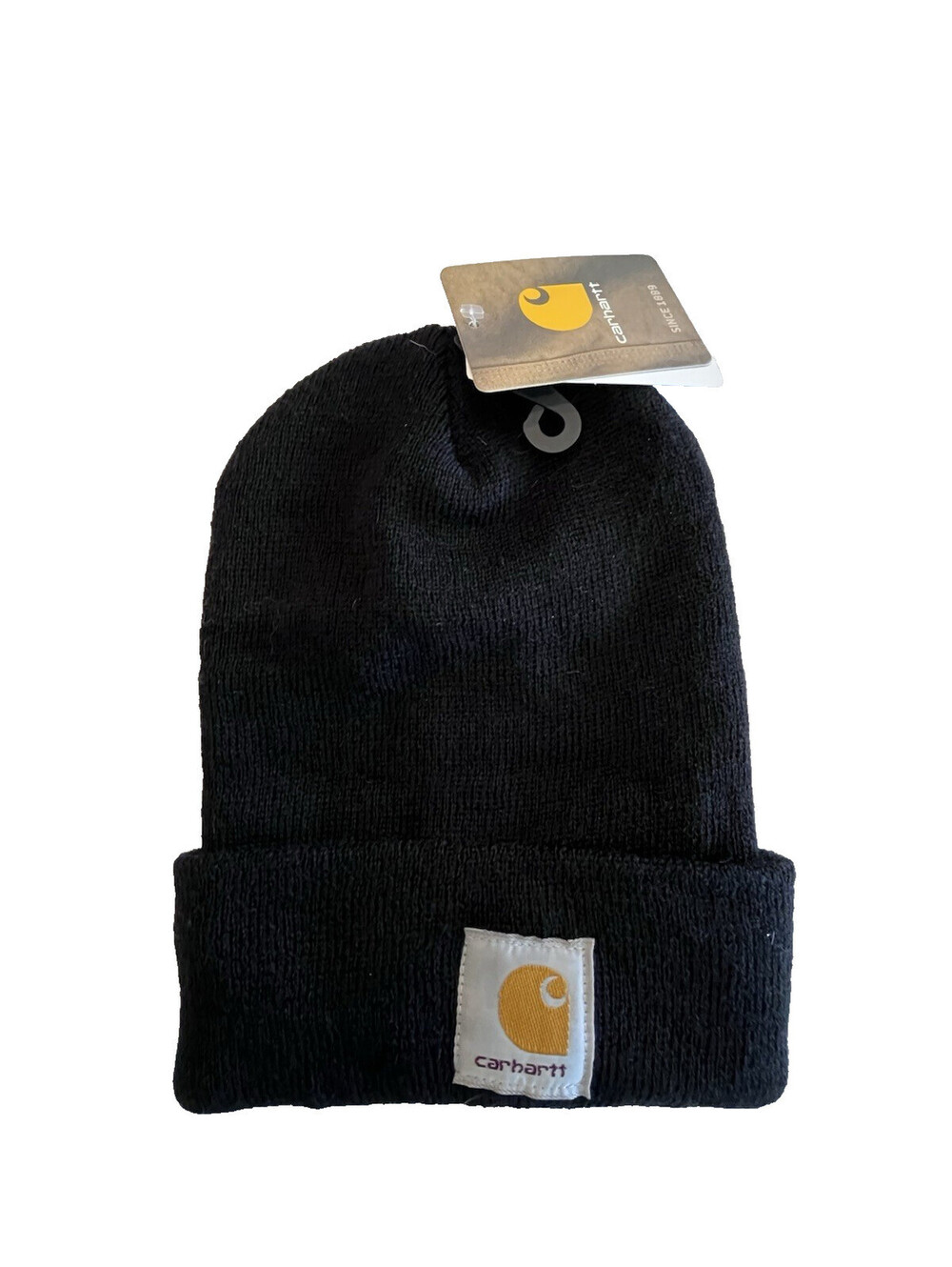 Carhartt Iconic Watch Cap A18 Beanie Black New with tags 3140.7
